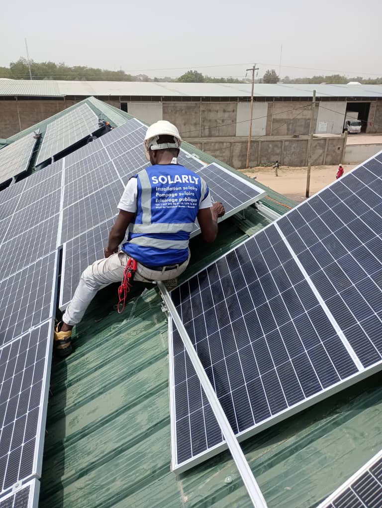 Bifacial solar panel placement